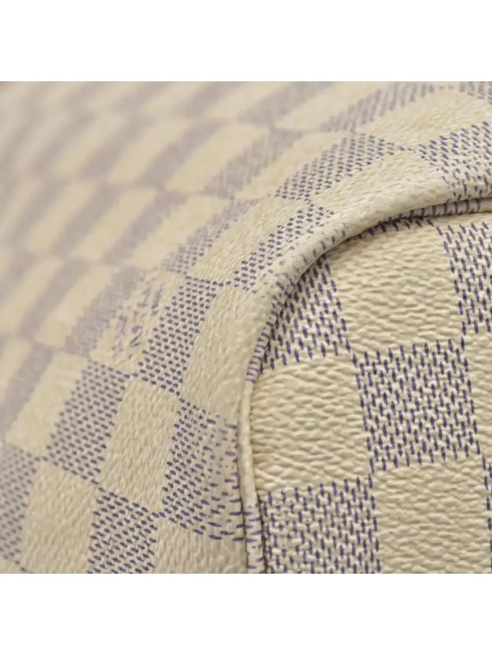 $2170 Louis Vuitton Damier Azur Neverfull MM AR0115
